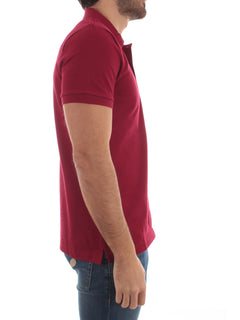 Lacoste polo regular da uomo bordeaux