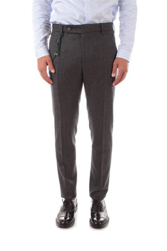 Berwich MORELLO pantalone con pence da uomo dark grey,RD5470
