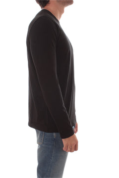 Lacoste T-shirt girocollo in jersey da uomo noir,TH6712