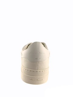 Santoni scarpa sneakers in pelle white da uomo,MBGT21553PNNGNHRI50