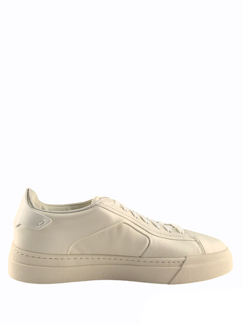 Santoni scarpa sneakers in pelle white da uomo,MBGT21553PNNGNHRI50