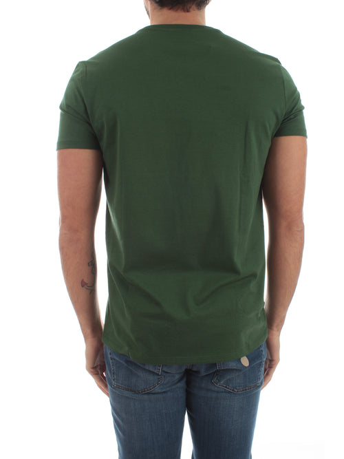 Lacoste T-shirt girocollo da uomo vert, TH6709