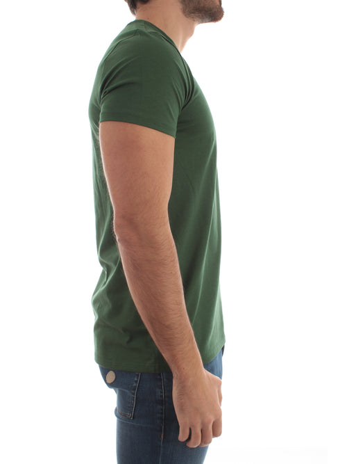 Lacoste T-shirt girocollo da uomo vert, TH6709