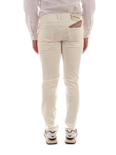Jacob Cohen NICK jeans super slim da uomo bianco,UQE07 30 S3732