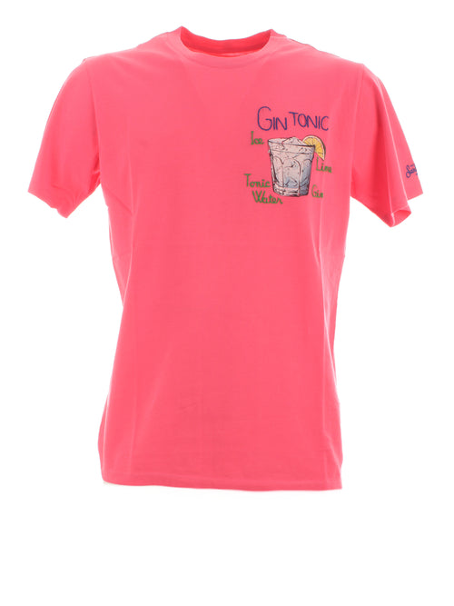 MC2 Saint Barth t-shirt in cotone EMB GIN TONIC da uomo,TSHIRT MAN