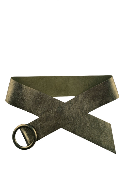Paperlace cinturone in pelle da donna militare,P22-807