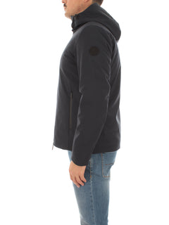 Woolrich PACIFIC SOFT SHELL giacca melton blue da uomo,CFWOOU0500MRUT2735