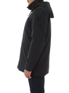 Woolrich BARROW MAC SOFT SHELL cappotto melton blue da uomo,CFWOOU0501MRUT2735