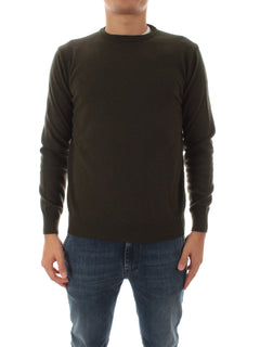 Kangra maglia in puro cashmere militare da uomo,5003 01