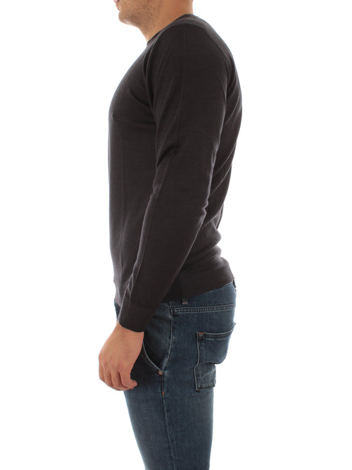 Fedeli ARGENTINA maglia girocollo antracite da uomo,5UIF7023