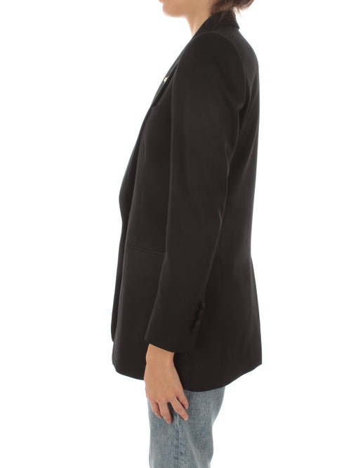 Lardini ANGELICA giacca monopetto nero da donna,A3ANGELICA DB2006