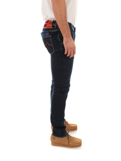 Jacob Cohen LEONARD jeans slim fit denim scuro da uomo,UQE0832S3624097D