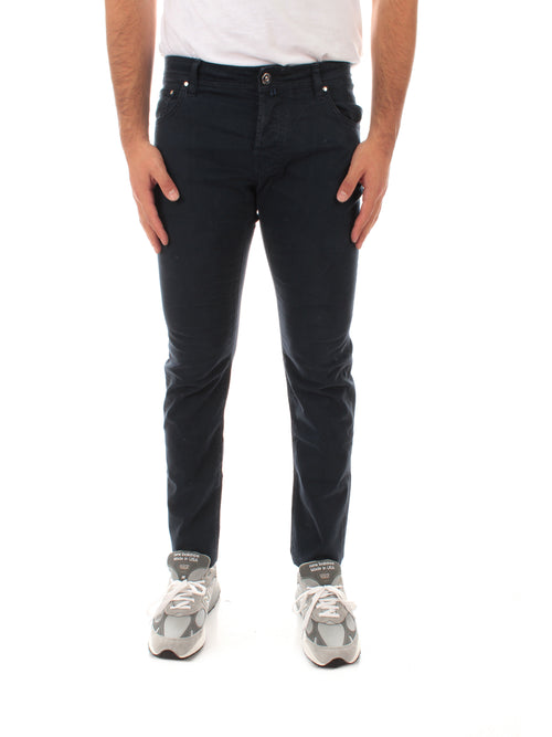Jacob Cohen Nick Slim jeans in cotone stretch da uomo blu medio, U Q E06 36 S 3651