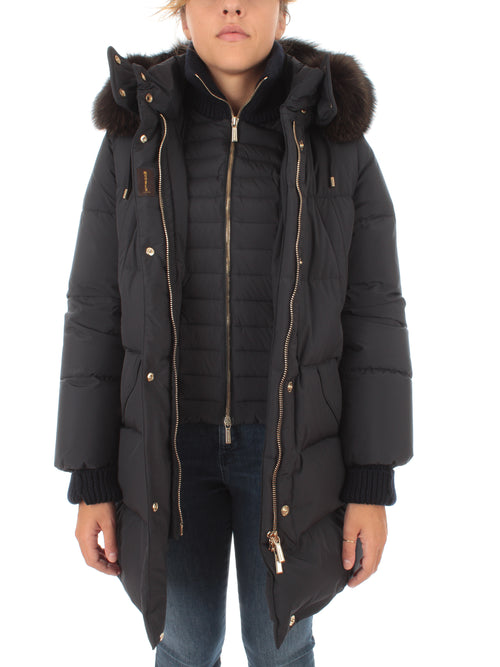 Moorer TALASSA-STP piumino imbottito blu da donna,MODGI300008