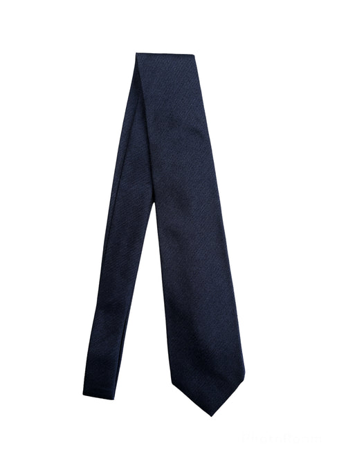 Barba cravatta 7 pieghe blu da uomo,32158