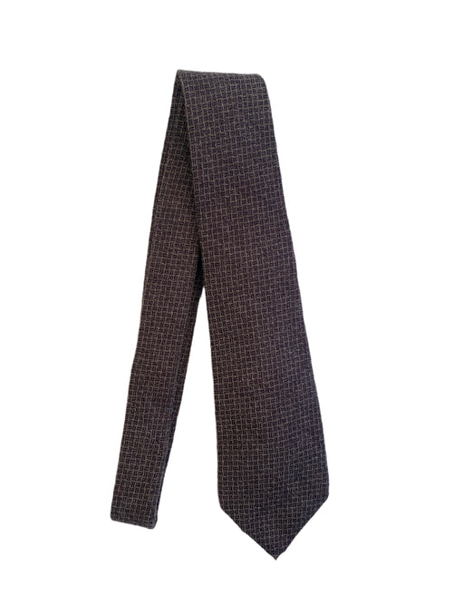 Kiton cravatta in cashmere da uomo tortora,UCRVKPC03H6908000