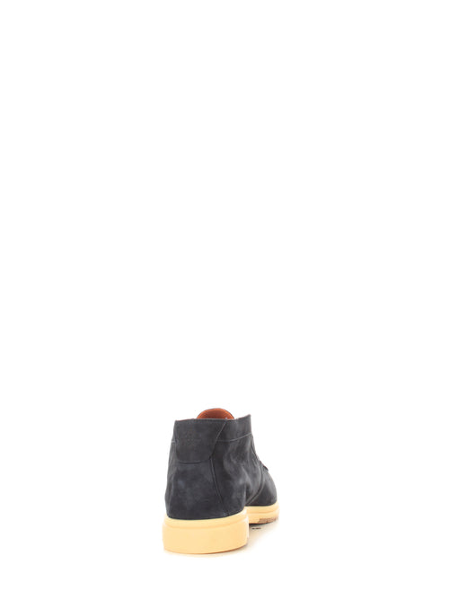 Andrea Ventura polacchine in suede blu da uomo,DISTER DENIM