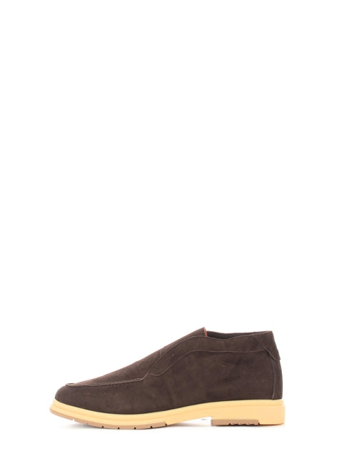 Andrea Ventura polacchine in suede ebano da uomo,DISTER DENIM