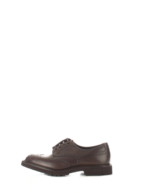 Tricker's BOURTON scarpe stringate da uomo dark brown,5633/219