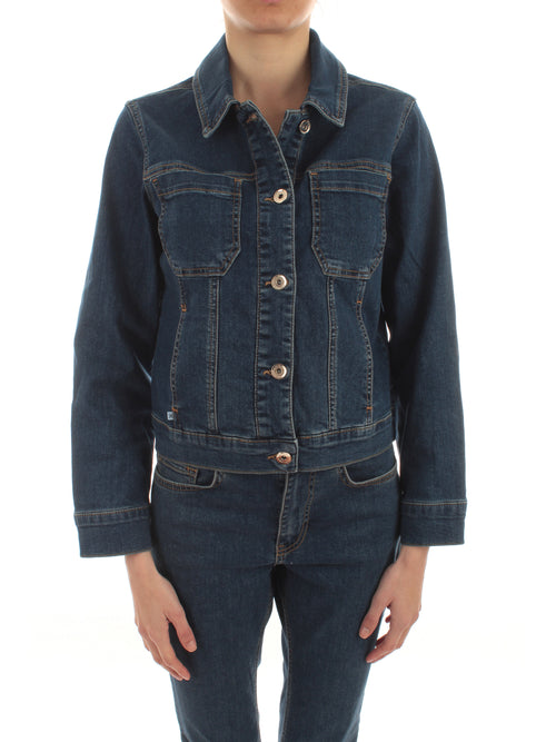 Emme Marella ENZA giacca di jeans da donna blu medio