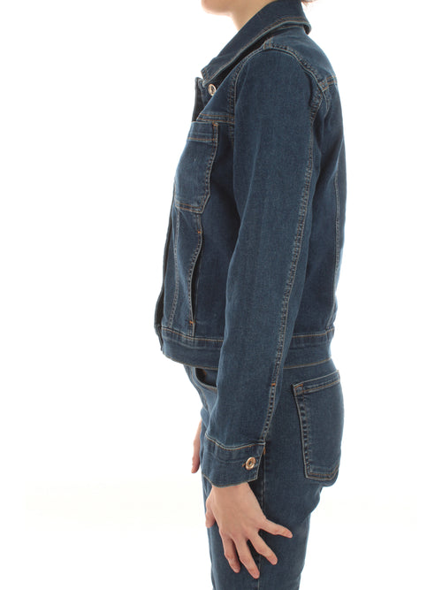 Emme Marella ENZA giacca di jeans da donna blu medio