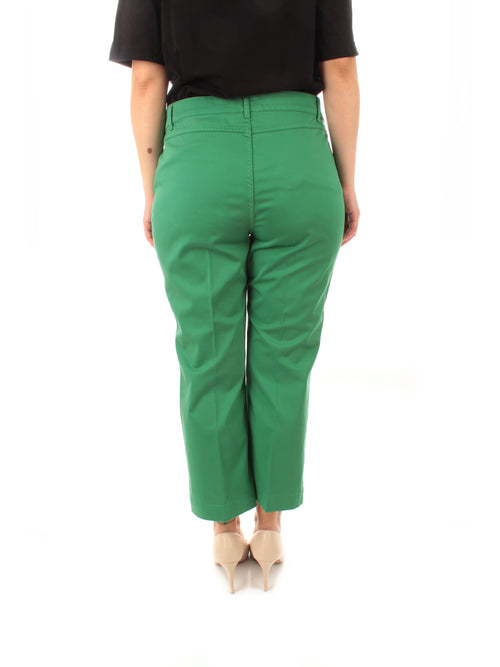 Persona By Marina Rinaldi RECINTO pantalone da donna verde smeraldo