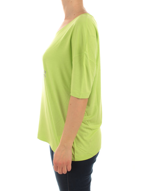 Persona By Marina Rinaldi VALIDO T-shirt in jersey da donna verde