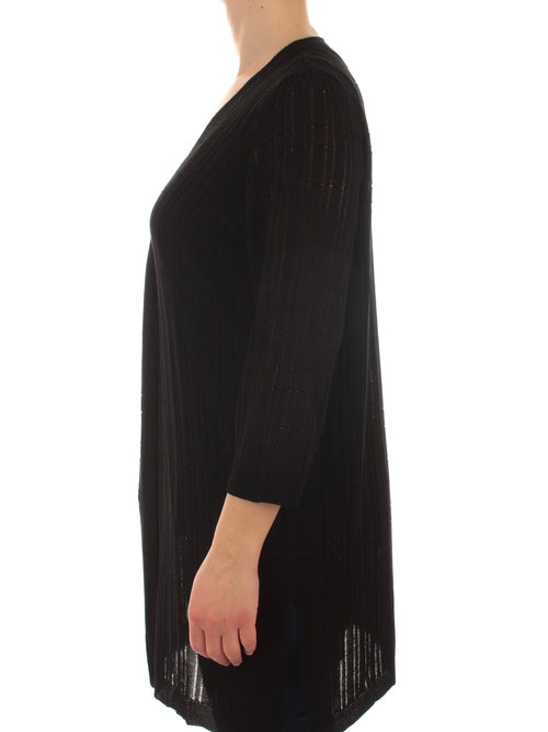 Persona By Marina Rinaldi MADRE cardigan da donna nero