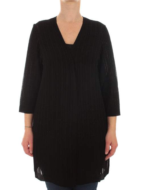 Persona By Marina Rinaldi MADRE cardigan da donna nero