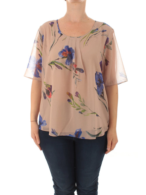 Persona By Marina Rinaldi BAR top in georgette da donna multicolore