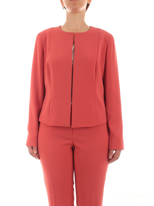 Persona By Marina Rinaldi CINA giacca in fluido stretch da donna pompelmo