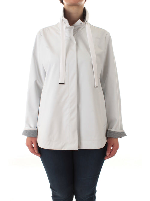 Persona By Marina Rinaldi TECNICA impermeabile da donna bianco/grigio