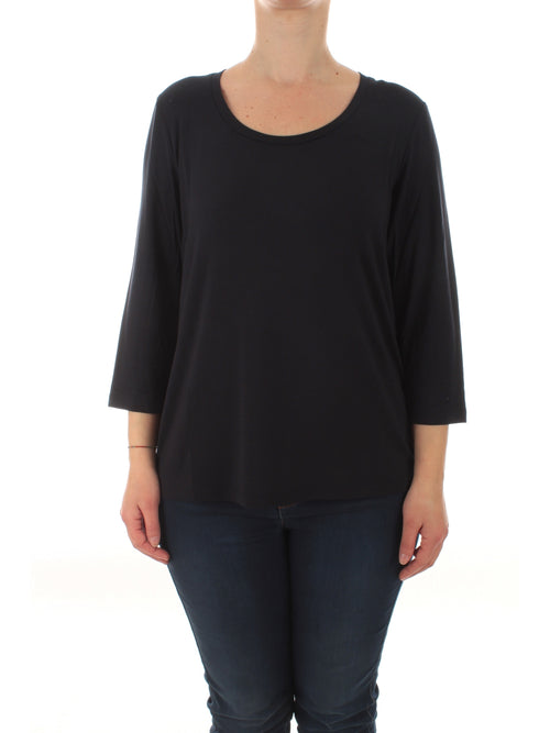 Persona By Marina Rinaldi VANNA T-shirt in jersey da donna blu navy