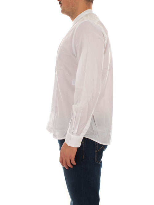 Aspesi camicia BARNES da uomo bianco