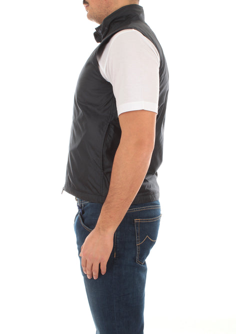 Aspesi VERNES gilet in nylon leggero da uomo navy