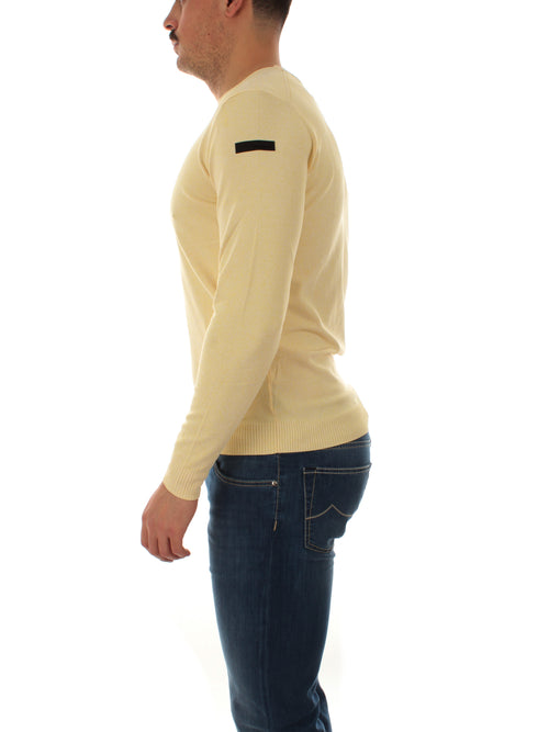 RRD-Roberto Ricci Designs KNIT IKI ROUND maglia da uomo giallo