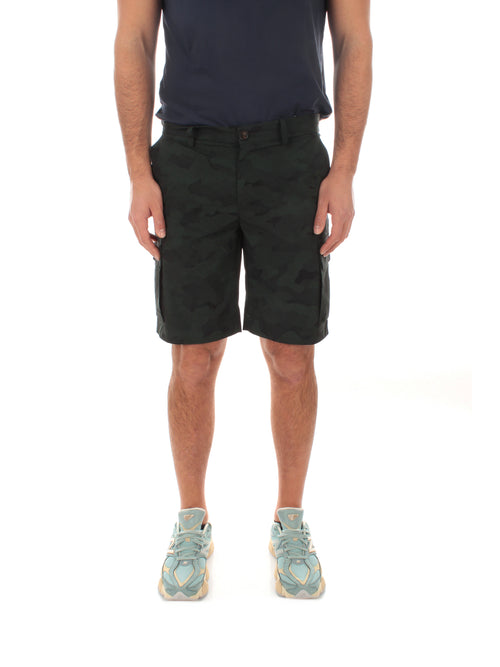 RRD-Roberto Ricci Designs PANT CAMO CARGO SHORT da uomo verde militare