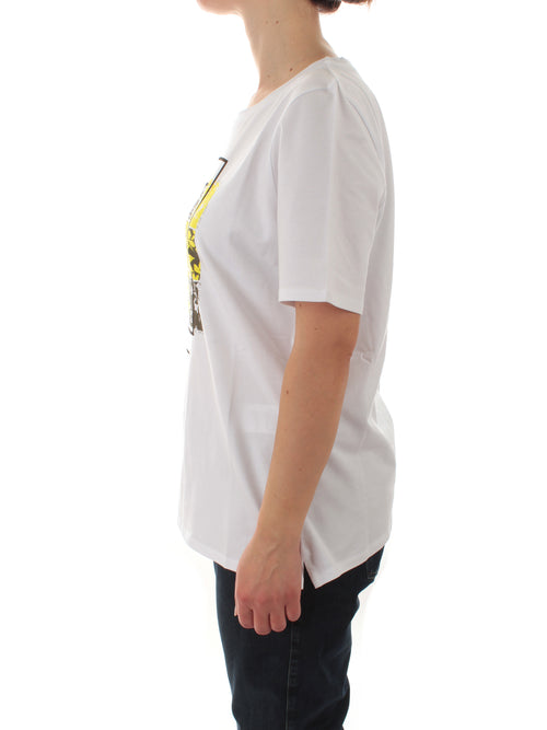 Luisa Viola t-shirt con stampa da donna bianco