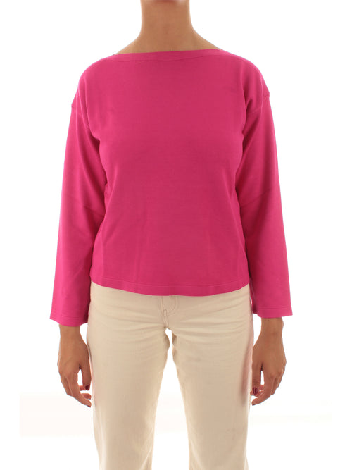 IBlues Feltre maglia con scollo a barca fucsia da donna