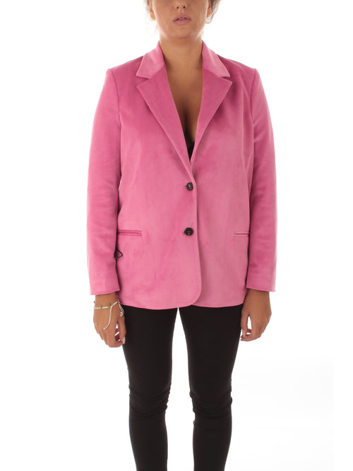 RRD Roberto Ricci Designs giacca blazer in velluto da donna fuxia