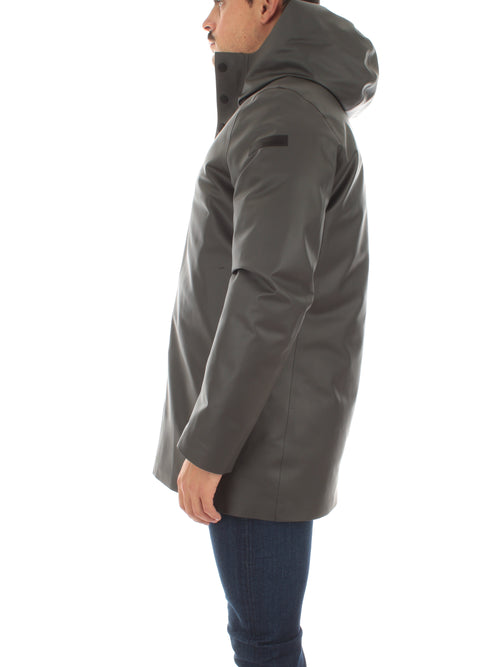 RRD Rubber Double Parka da uomo verde militare