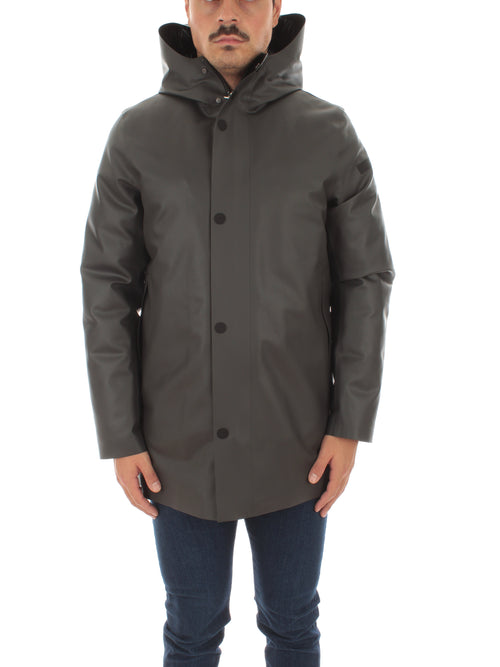 RRD Rubber Double Parka da uomo verde militare