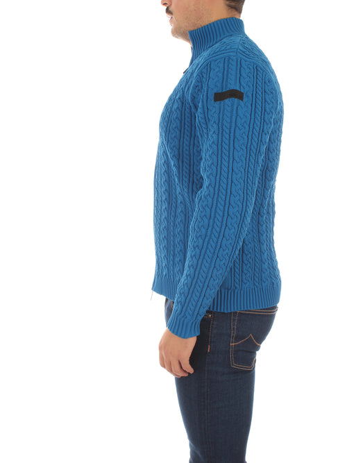 RRD Amos Fish Full Zip Knit maglia da uomo new royal