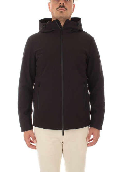 Woolrich Giacca Pacific in Tech Softshell black da uomo black