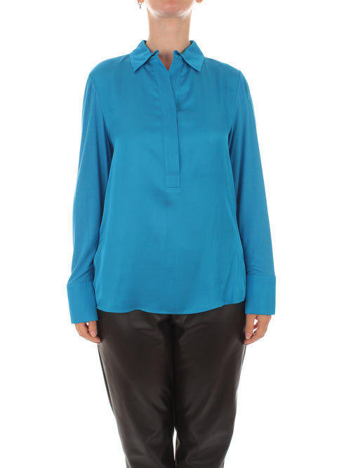 Elena Mirò t-shirt polo da donna turchese