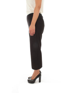 Gigliorosso pantalone cropped da donna nero
