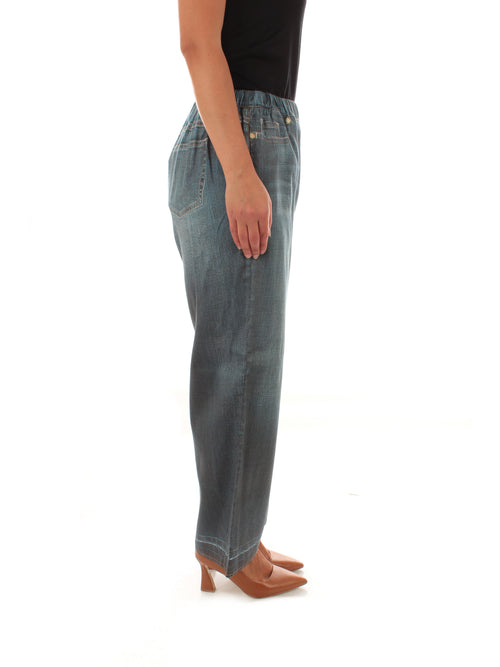 Marina Rinaldi Sport Raccolto jeans da donna azzurro