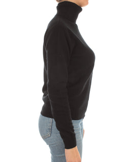 T by Cashmere maglia dolcevita in puro cashmere da donna black