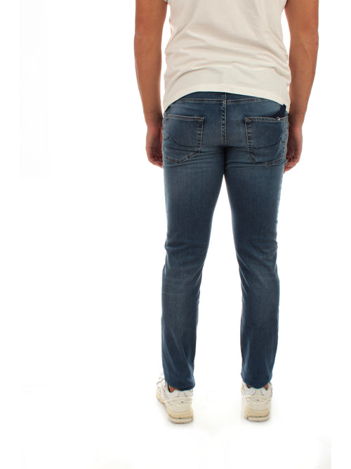 Jacob Cohen Lenny jeans con tasca America da uomo blu medio