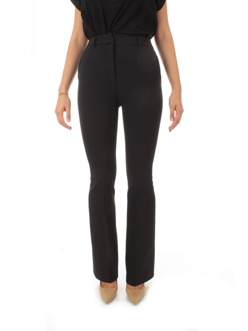 Annarita N Pantalone boyfit flare da donna nero